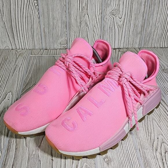 Adidas Pharrell X NMD Human Race Trail Sun Calm Pink Sneakers Mens Size 8.5 main image 6